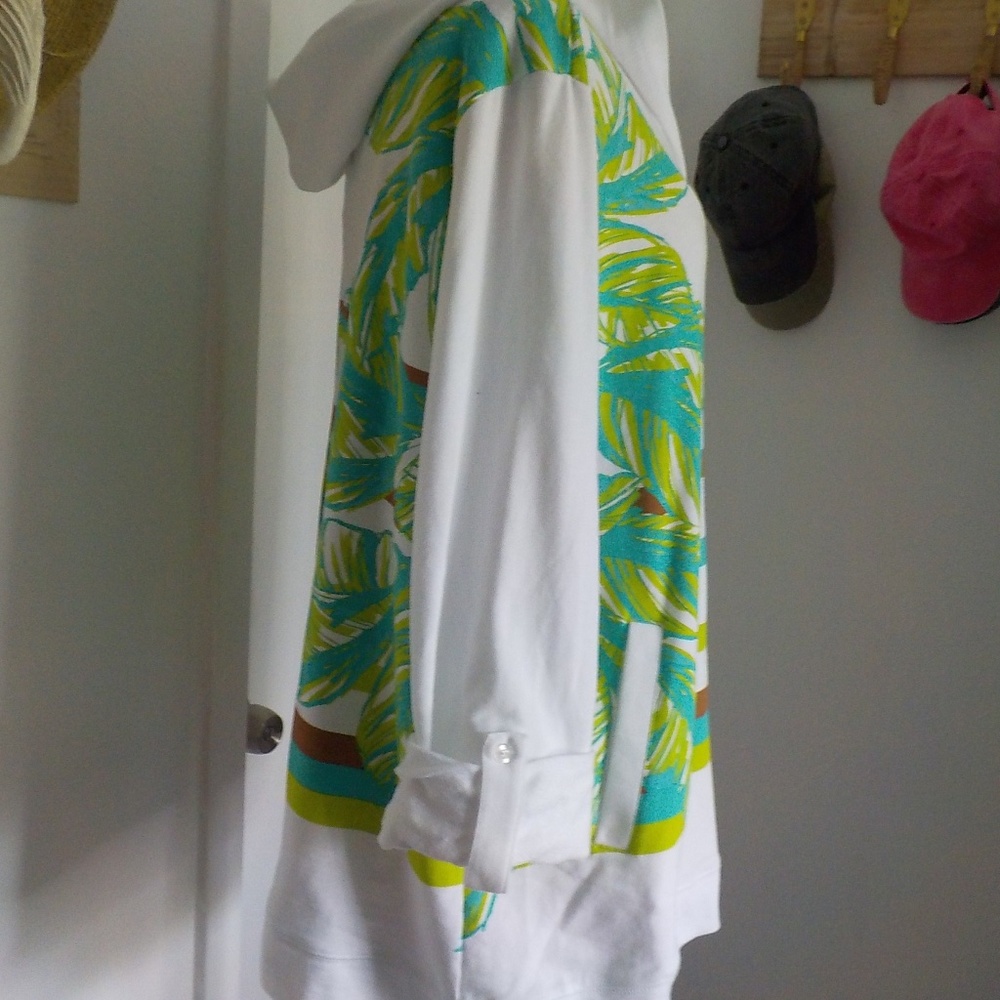 Tropical Hoodie Sweatshirt/Jacket - Picture 3 of 11